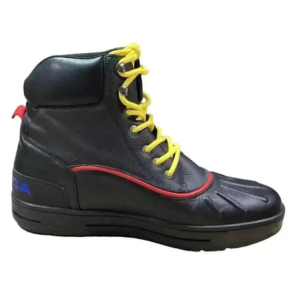 Nautica Padden Mens 10 Waterproof Insulated Lace Up Duck Boots Black Vegan NEW - Picture 4 of 7